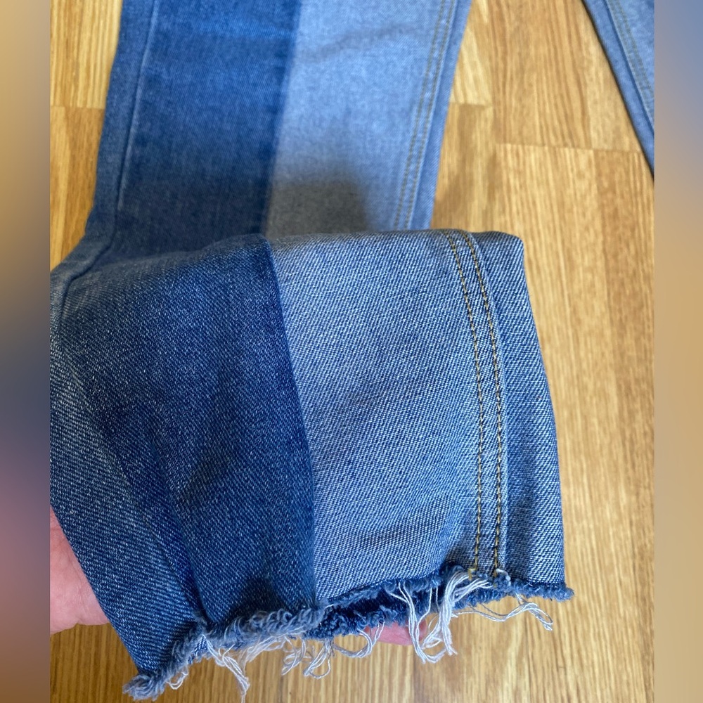 Misguided 2 tone high waist jeans size small-6 EUC - Picture 12 of 13